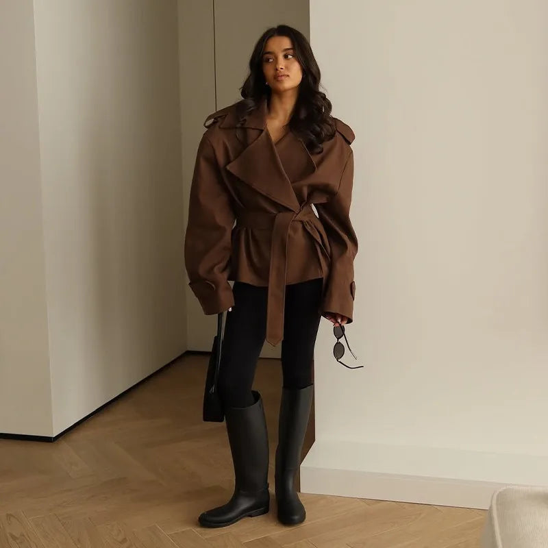 Sophie | Elegante Cappotto Corto Antivento da Donna 1