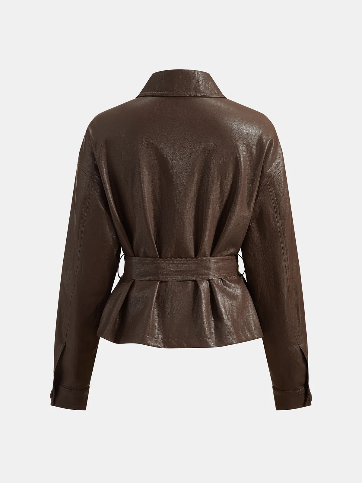Sophie | Elegante Giacca Utility in Ecopelle per Donna 4