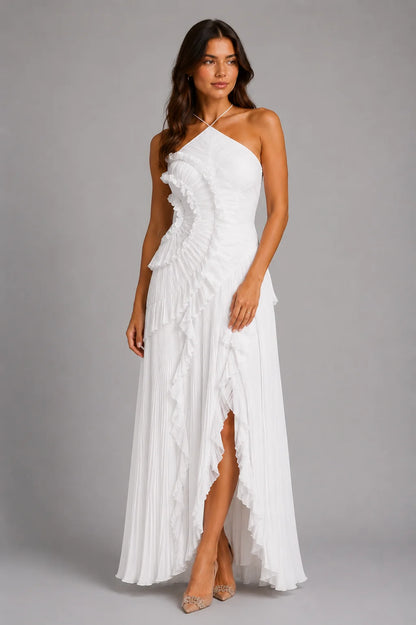 Sophie | Elegante Maxi Abito con Rouches e Pieghe 3