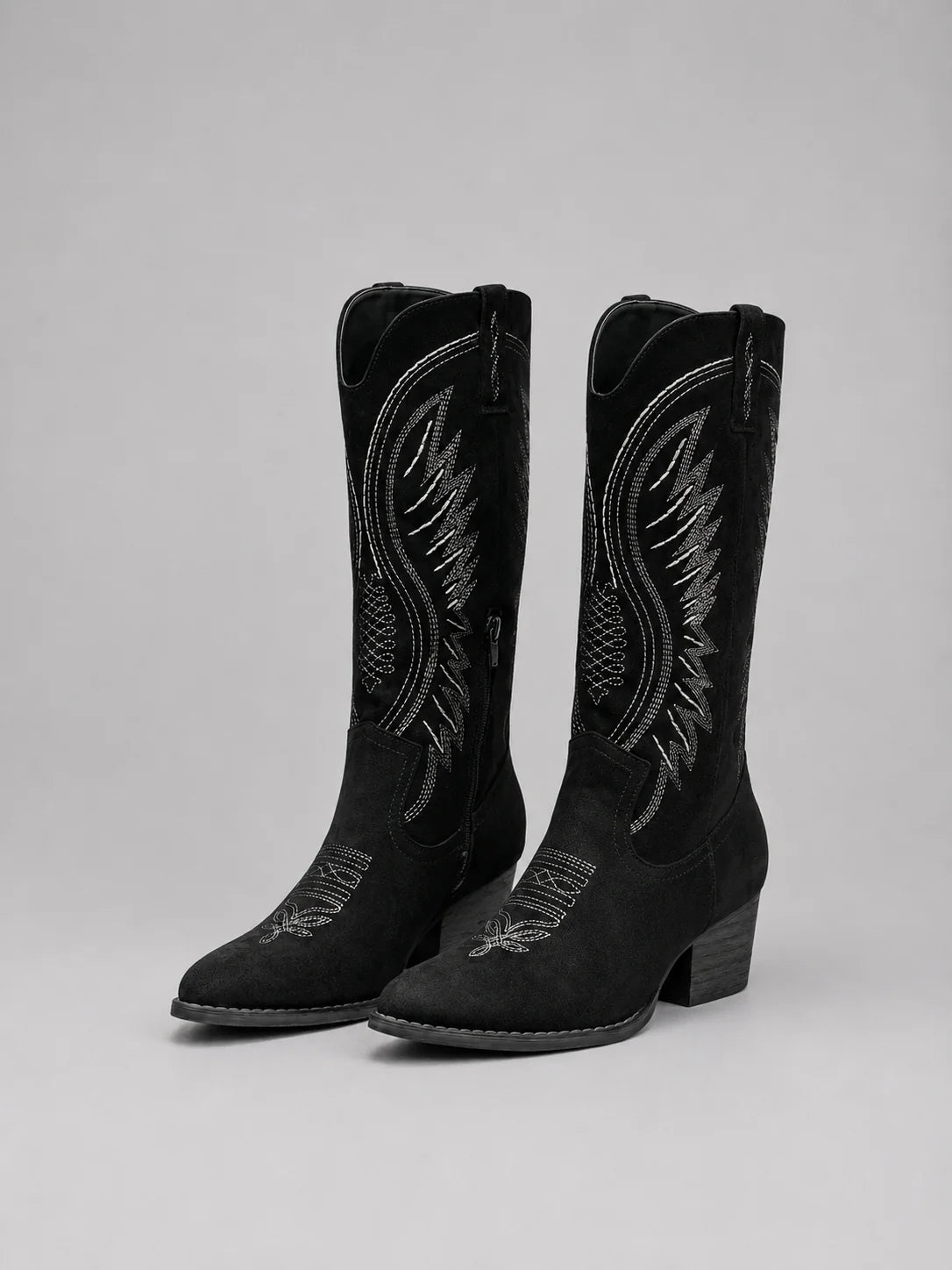 Sophie | Eleganti Stivali Cowboy Donna in Suede con Tacco Blocco 4