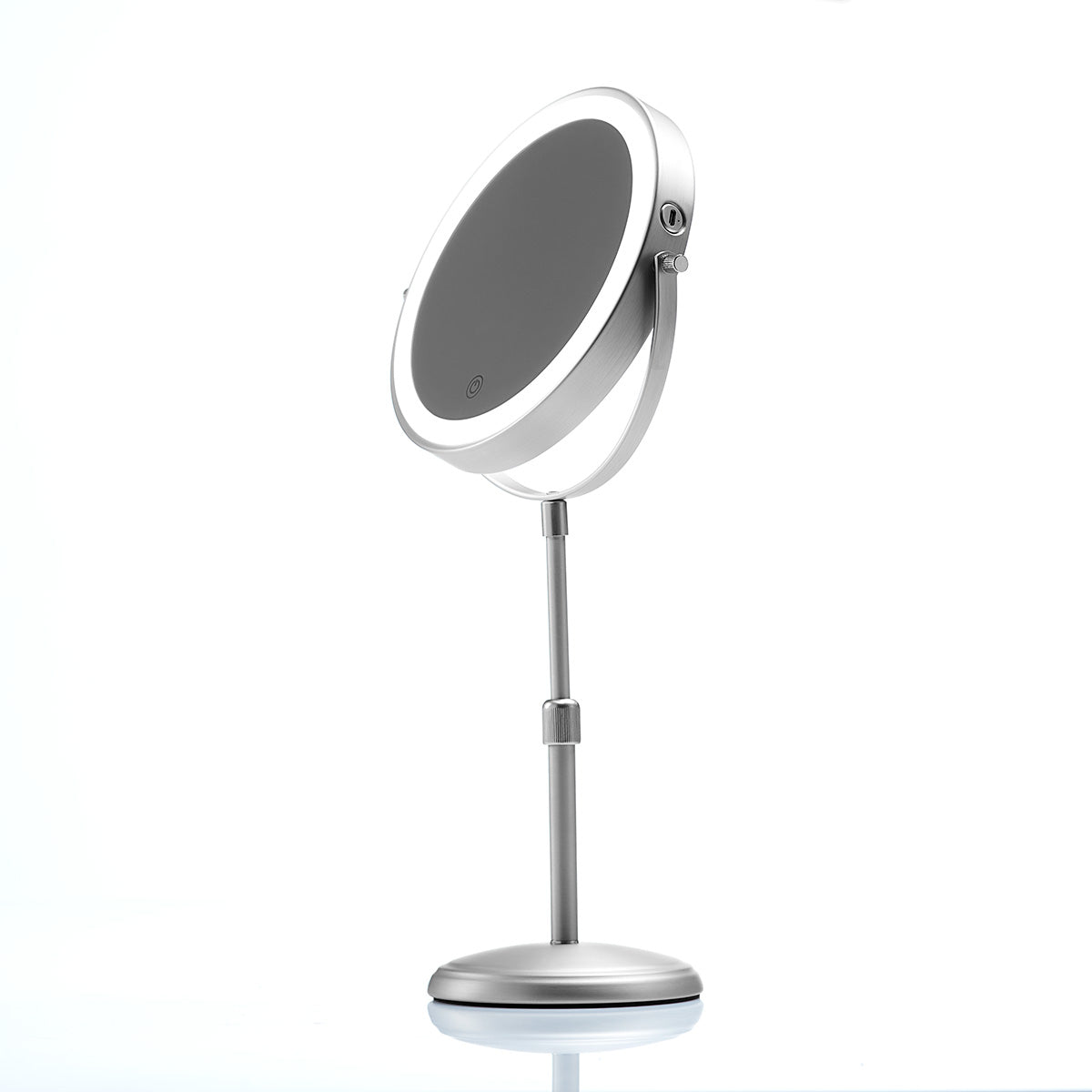 Adjustable Makeup Mirror with LED Lighting and 10X Magnification for Perfect Makeup