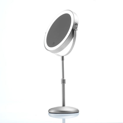 Adjustable Makeup Mirror with LED Lighting and 10X Magnification for Perfect Makeup