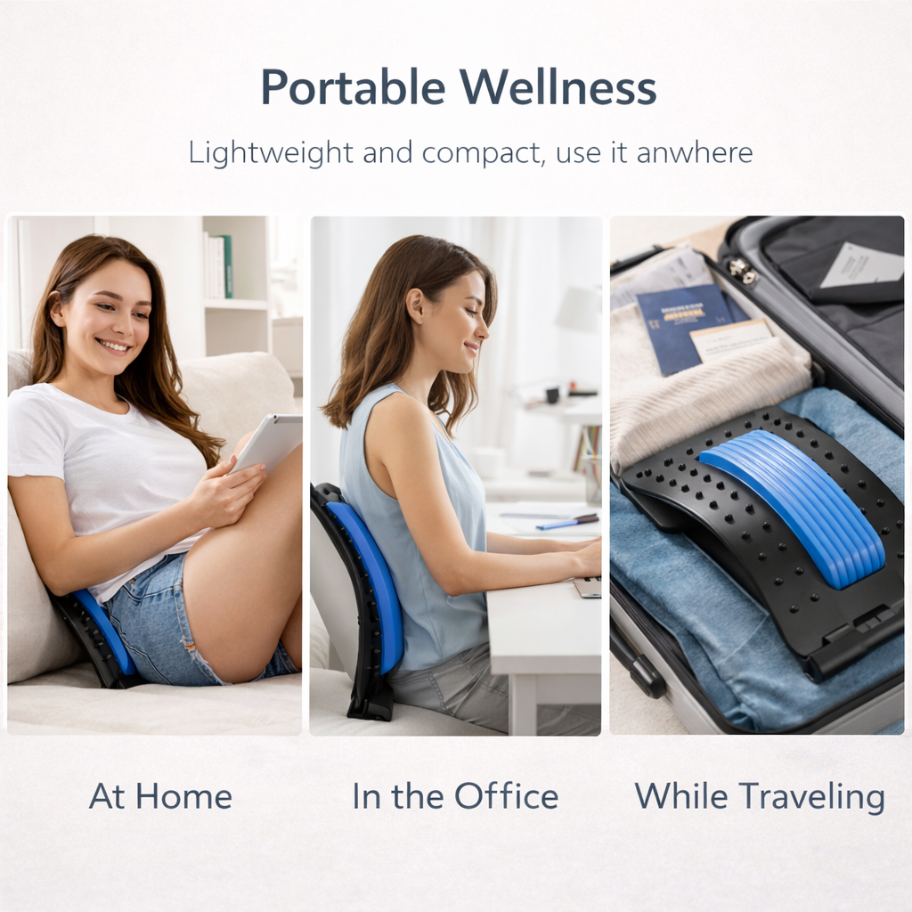 SpineFlex Pro | Barella Regolabile per Schiena con Supporto Ergonomico | Sollievo e Mobilità Quotidiana 6