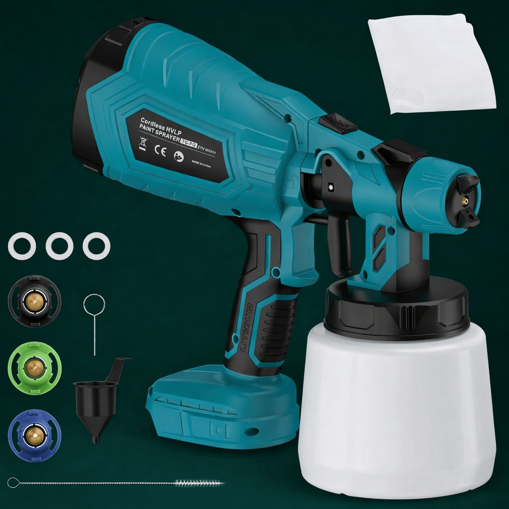Cordless Paint Sprayer with Even Finish | Efficiency and Freedom of Movement for Painting Projects