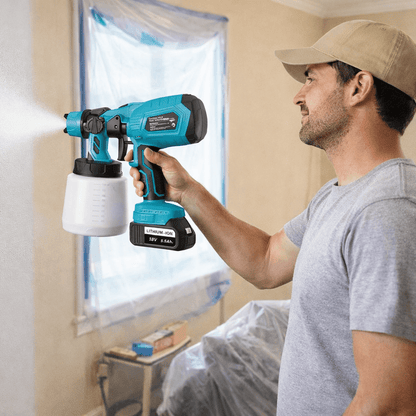 Cordless Paint Sprayer with Even Finish | Efficiency and Freedom of Movement for Painting Projects