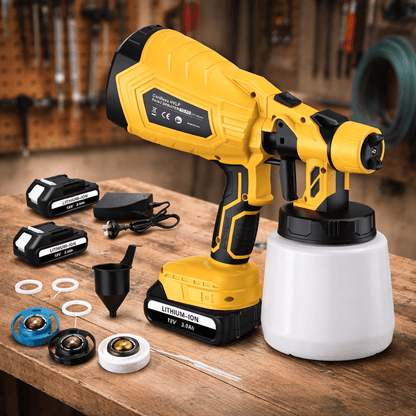 Cordless Paint Sprayer with Even Finish | Efficiency and Freedom of Movement for Painting Projects