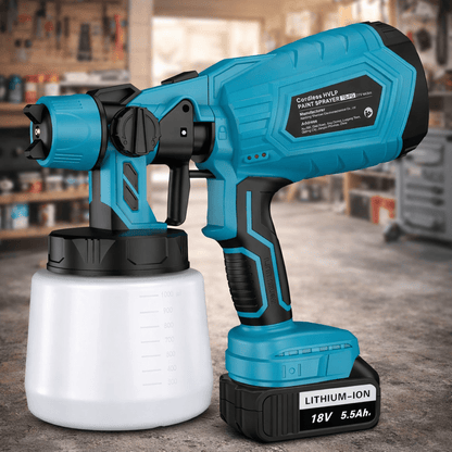 Cordless Paint Sprayer with Even Finish | Efficiency and Freedom of Movement for Painting Projects