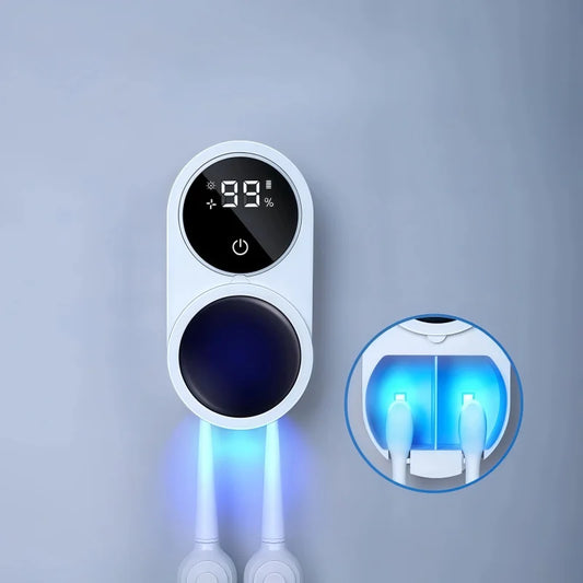 Sterilizzatore Portatile per Spazzolino con Induzione e Display di Carica - Design Compatto per Viaggi Sicuri 0