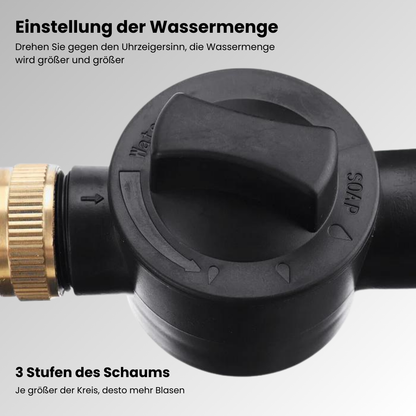 Strahlio | Rotating Nozzle for Pressure Washer in Durable Metal | Effective Cleaning for Garden and Car