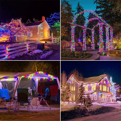 Garden Solar Light String | Waterproof LED Lights for Festive Decorations and Magical Atmosphere