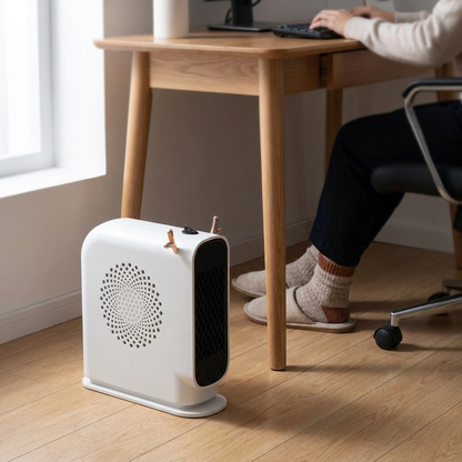 Stufa Elettrica Basso Consumo | Stufetta Elettrica Portatile con Calore Regolabile | Design Compatto per Comfort Quotidiano 2