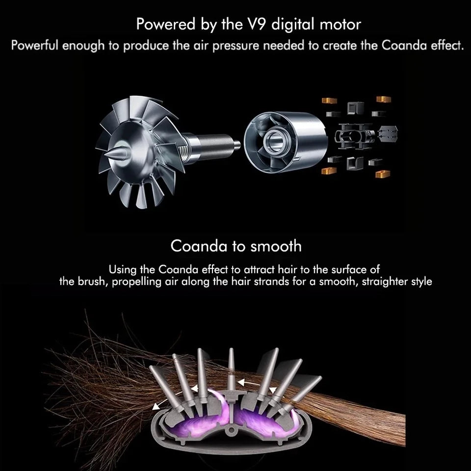 Styler MultiFunzione 5 in 1 | Asciugacapelli con Spazzola ad Aria Calda e Cilindro Arricciacapelli | Strumento Versatile per Styling Capelli Perfetti 2