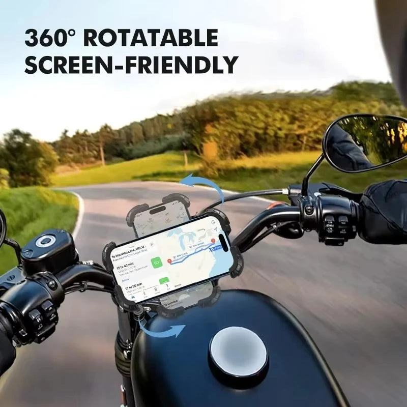 Supporto Cellulare Universale | Porta Telefono Moto Regolabile a 360° | Stabilità e Versatilità per Sicurezza in Viaggio 1