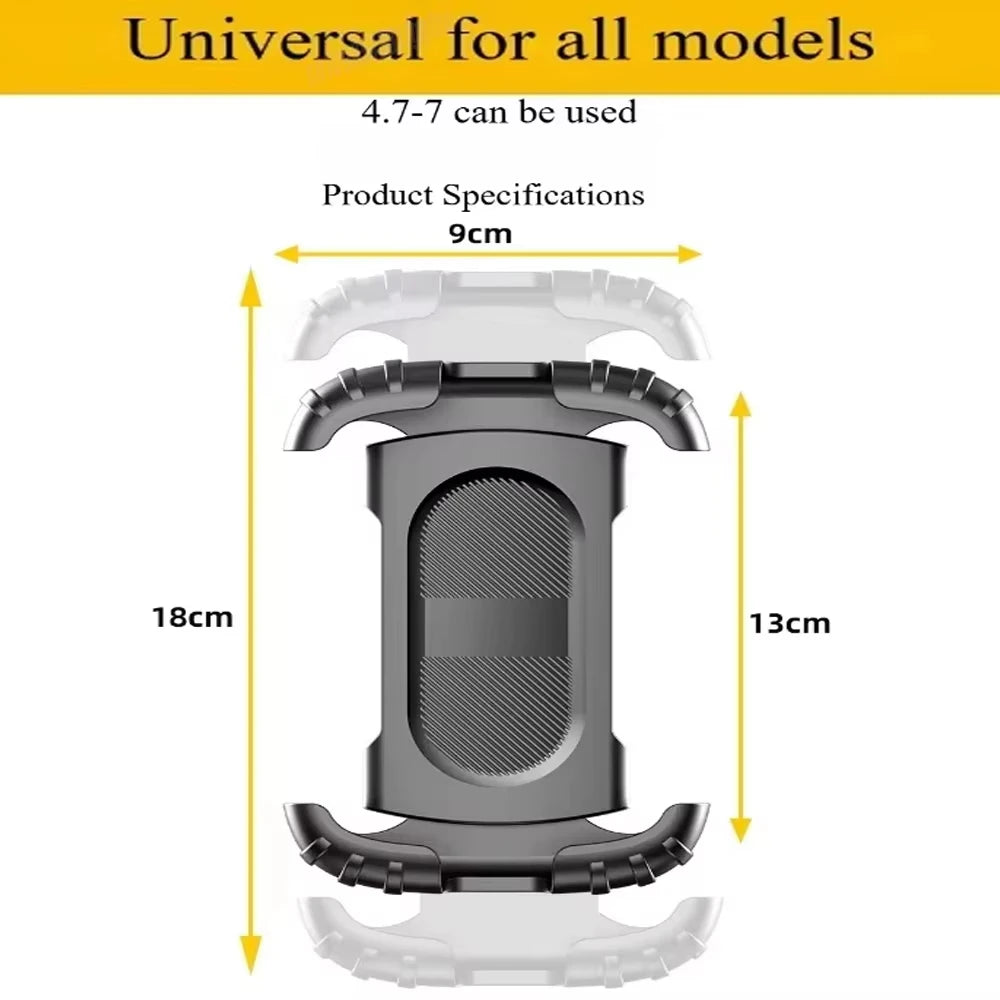 Supporto Cellulare Universale | Porta Telefono Moto Regolabile a 360° | Stabilità e Versatilità per Sicurezza in Viaggio 5