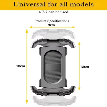 Supporto Cellulare Universale | Porta Telefono Moto Regolabile a 360° | Stabilità e Versatilità per Sicurezza in Viaggio 5