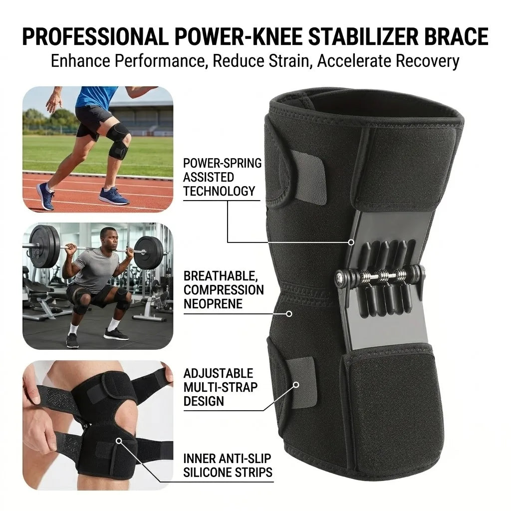 Supporto Ginocchiera Sportiva | Protezione Ergonomica e Traspirante per Basket e Ciclismo 0