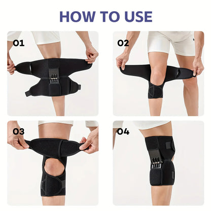 Supporto Ginocchiera Sportiva | Protezione Ergonomica e Traspirante per Basket e Ciclismo 1