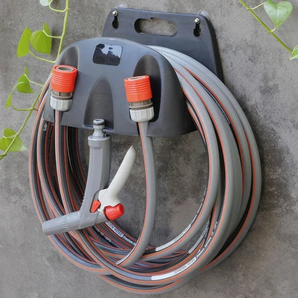 Wall-Mounted Garden Hose Holder | Functional and Durable Design | Efficient Organization for Outdoor Spaces