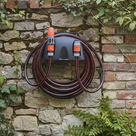 Wall-Mounted Garden Hose Holder | Functional and Durable Design | Efficient Organization for Outdoor Spaces