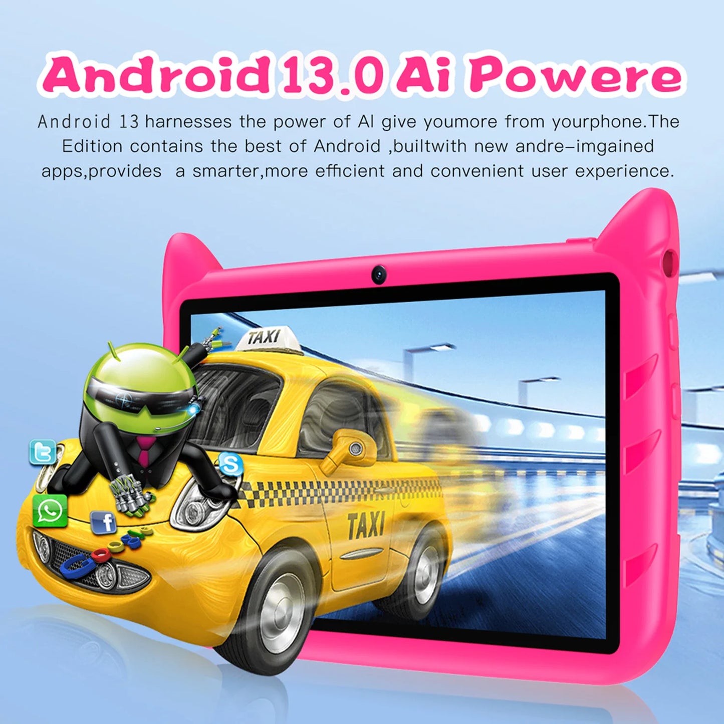 Tablet Educativo 7 Pollici con WiFi e 5G | 4GB RAM, 64GB ROM per Apprendimento Interattivo 2