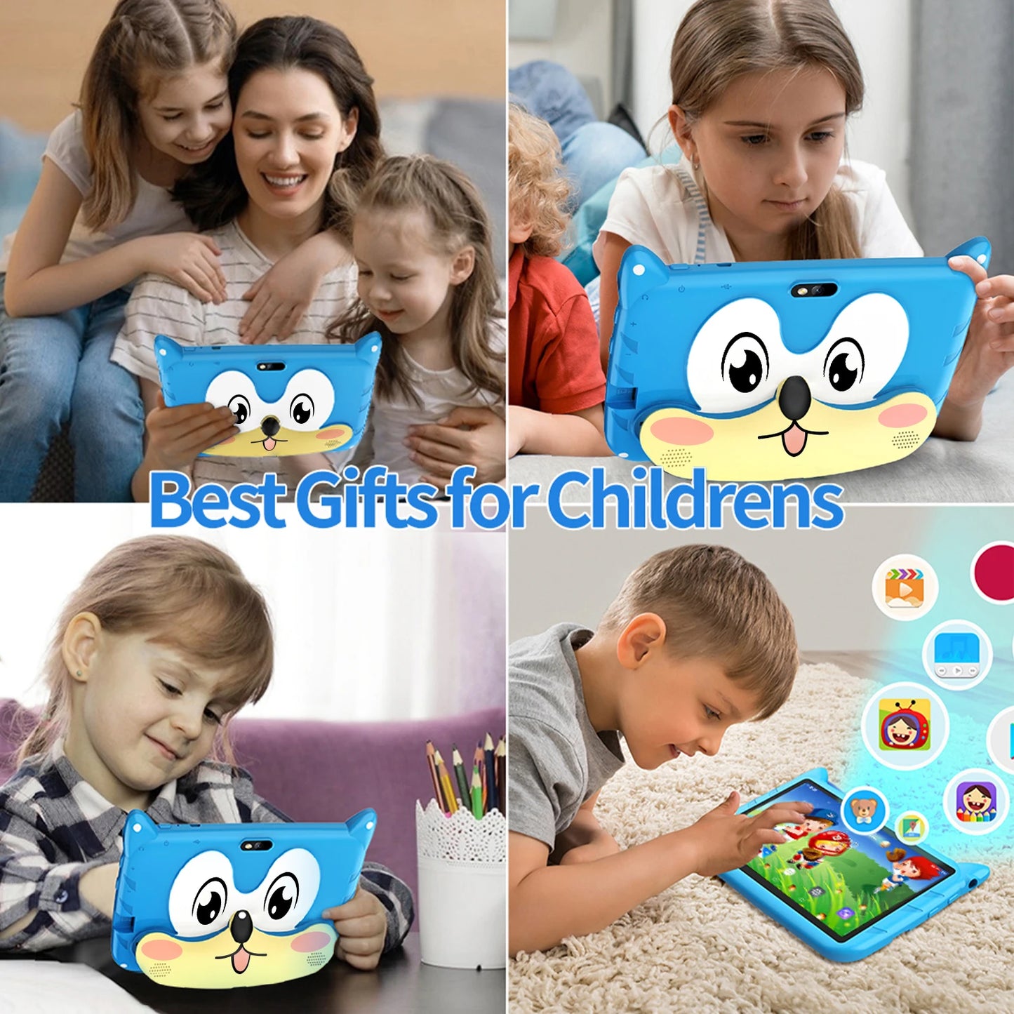 Tablet Educativo 7 Pollici con WiFi e 5G | 4GB RAM, 64GB ROM per Apprendimento Interattivo 5