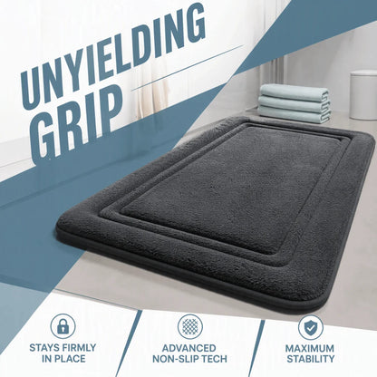 Tappetini da Bagno Antiscivolo in Memory Foam con Superficie Assorbente | Set di 3 Pezzi per Comfort e Sicurezza 4
