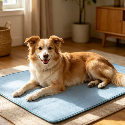Tappetino Refrigerante per Cani Extra Large con Materiale Traspirante | Comfort Estivo Ideale per Canili e Viaggi 3