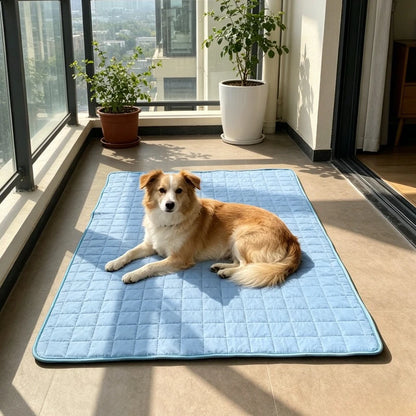 Tappetino Refrigerante per Cani Extra Large con Materiale Traspirante | Comfort Estivo Ideale per Canili e Viaggi 4