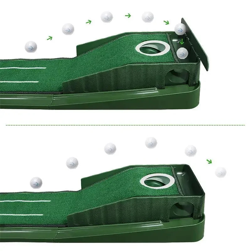 Tappetino per Putter da Golf Portatile con Piastra di Bloccaggio | Ideale per Pratiche Indoor e Outdoor 5