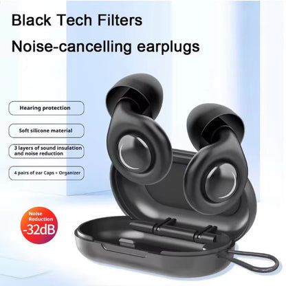 Tappi per Orecchie Antirumore | Silicone Dual-Core con Riduzione Rumore 32 dB | Comfort Ergonomico per Sonno e Lavoro 3