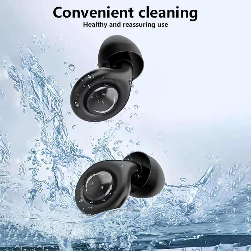 Tappi per Orecchie Antirumore | Silicone Dual-Core con Riduzione Rumore 32 dB | Comfort Ergonomico per Sonno e Lavoro 5