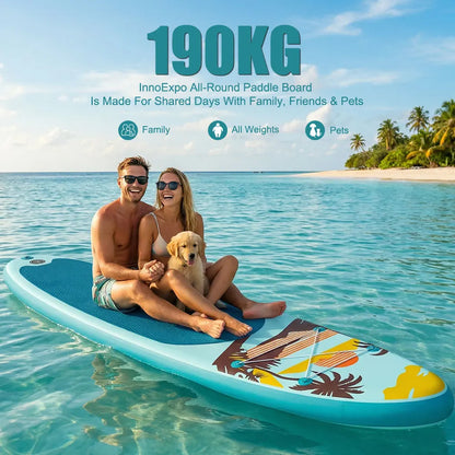 Tavola Da Sup Gonfiabile Con Superficie Antiscivolo | Accessori Inclusi Per Sport Acquatici 0