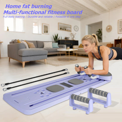 Tavola Fitness | Attrezzi Palestra con Manici Antiscivolo | Attrezzatura Portatile per Allenamento Completo a Casa 1