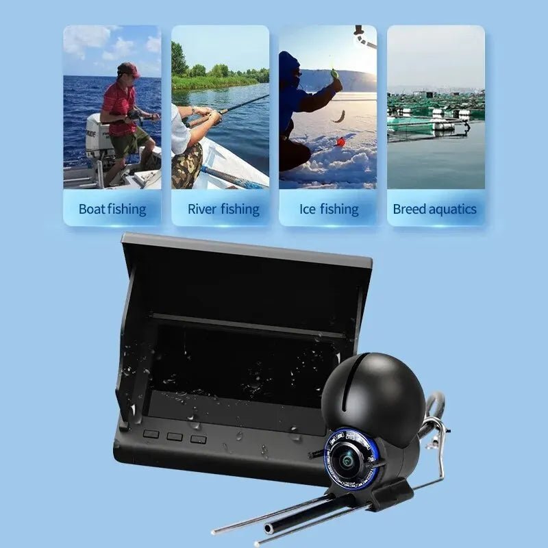 Telecamera Subacquea per Pesca con Visione Notturna e Cavo Flessibile | Immagini Chiare in Ogni Condizione