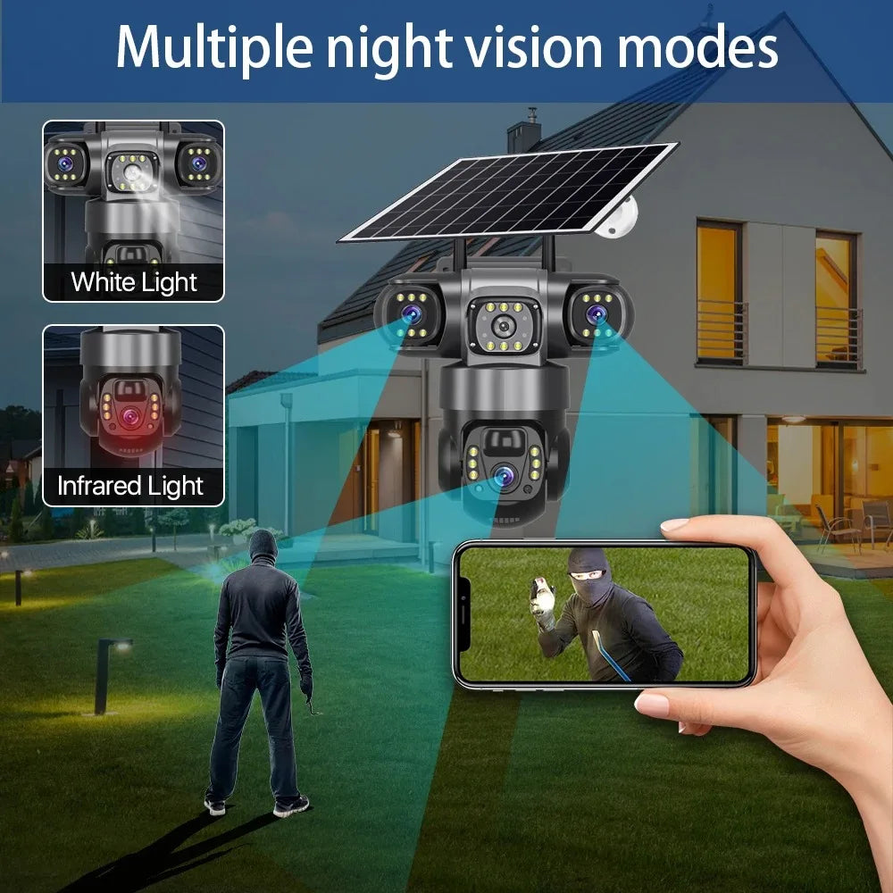 Telecamera di Sicurezza Esterno | 15MP con Zoom 10X e Tracciamento Automatico | Rilevamento Umano per Sorveglianza Efficace 2