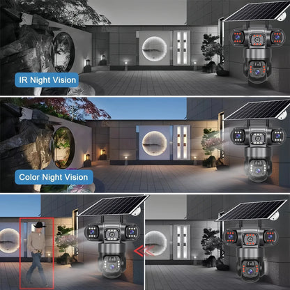 Telecamera di Sicurezza Esterno | 15MP con Zoom 10X e Tracciamento Automatico | Rilevamento Umano per Sorveglianza Efficace 5