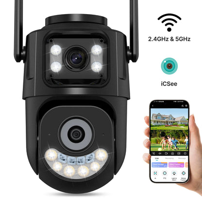 Telecamera di Sicurezza WiFi con Visione Notturna e Tracciamento Automatico | Videosorveglianza Esterno per Protezione Casa 0