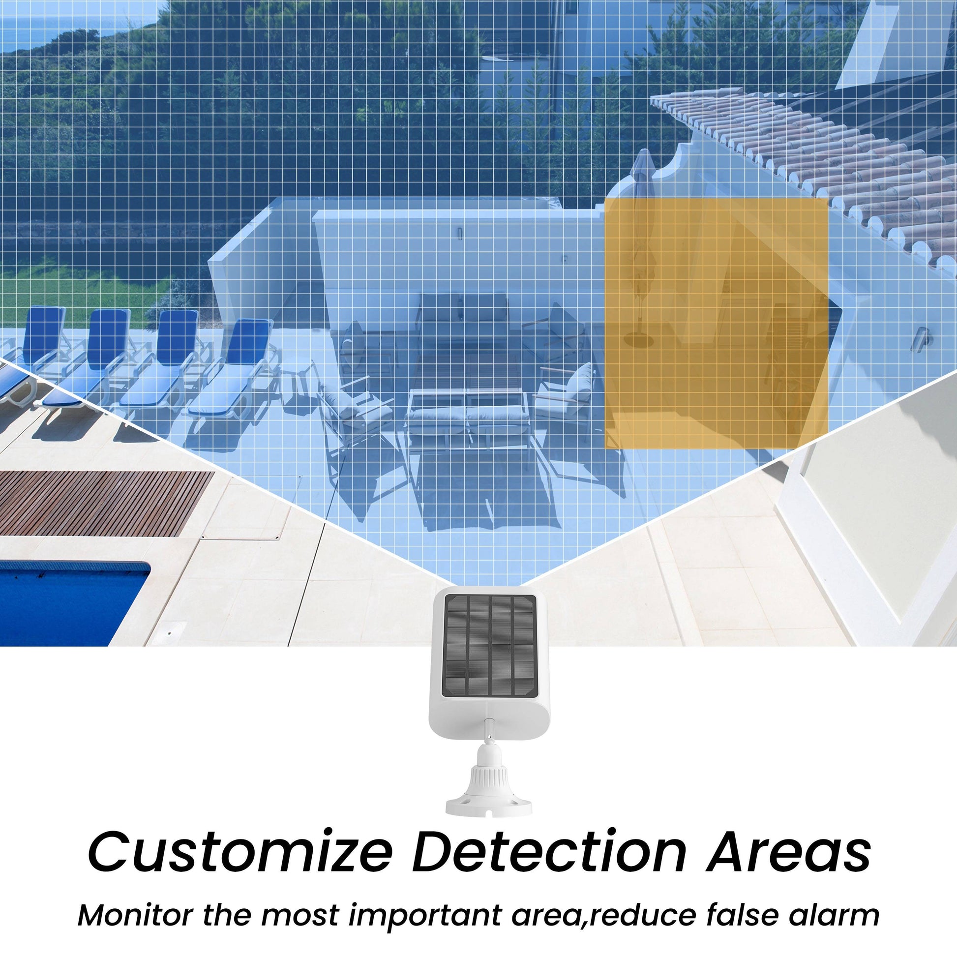 Telecamera di Sicurezza | Telecamera Videosorveglianza Esterno con Visione Notturna 2K e Audio Bidirezionale per Protezione Casa 7