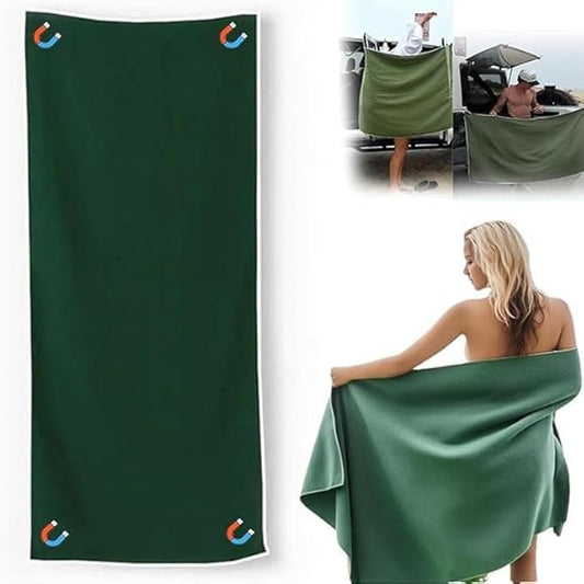 Telo Mare Grande in Microfibra con Chiusura Magnetica - Asciugatura Rapida e Design Anti-Sabbia per Comfort in Spiaggia