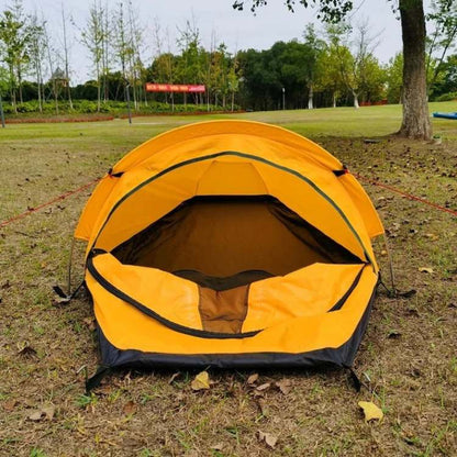 Ultralight Camping Tent | Waterproof Single-Person Tent with Optimal Ventilation for Outdoor Adventures