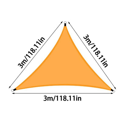 Waterproof Triangular Sun Shades with UV Protection | Stylish Cover for Gardens and Balconies