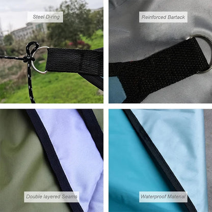 Waterproof Triangular Sun Shades with UV Protection | Stylish Cover for Gardens and Balconies