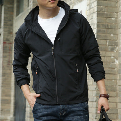 Silvio | Regular Fit Lightweight Men's Mid-Season Jacket - Minimalist Style