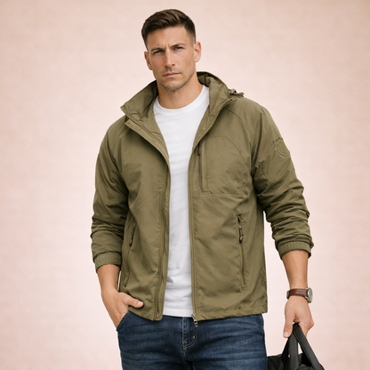 Silvio | Regular Fit Lightweight Men's Mid-Season Jacket - Minimalist Style