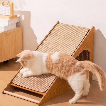 Tiragraffi Gatti Verticale con Palline Interattive | Design Salvaspazio per Salute e Divertimento 5
