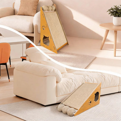 Tiragraffi Gatti Verticale con Palline Interattive | Design Salvaspazio per Salute e Divertimento 6