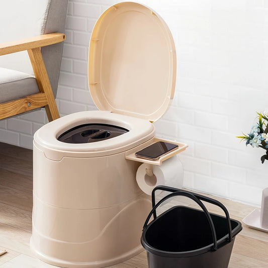 Toilette d'Emergenza Mobile | Design Compatto con Portarotolo e Protezione Odori | Igiene e Comfort in Viaggio 1