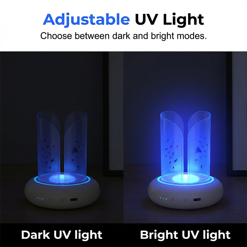 Trappola per Zanzare UV | Dispositivo Efficace con Luce 360° | Sicura per Famiglie e Animali 3