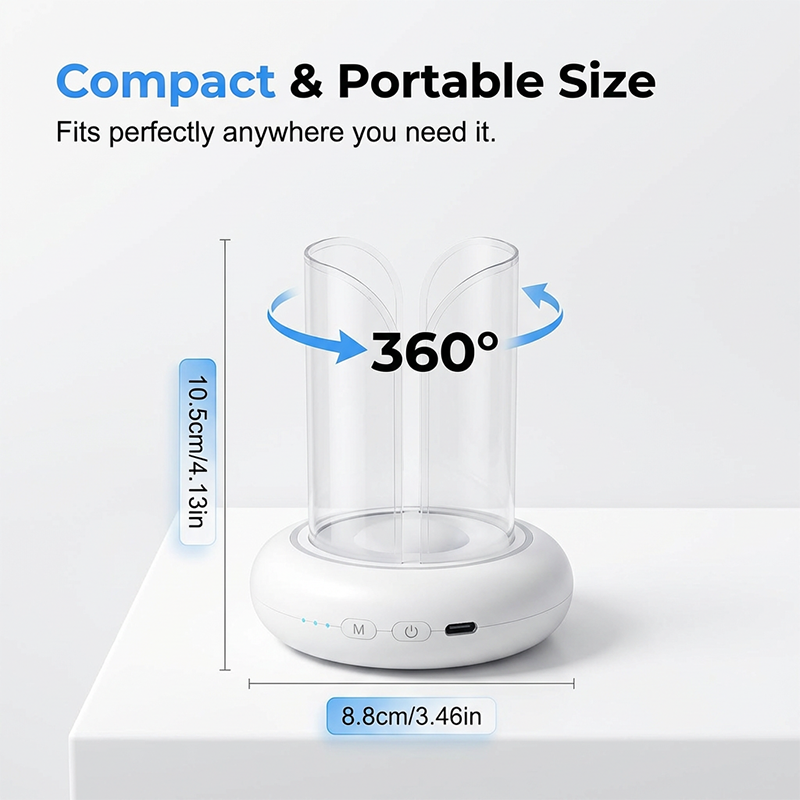 Trappola per Zanzare UV | Dispositivo Efficace con Luce 360° | Sicura per Famiglie e Animali 6