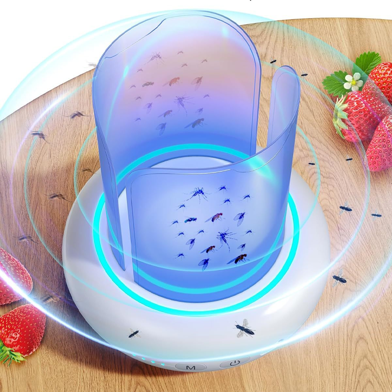Trappola per Zanzare UV | Dispositivo Efficace con Luce 360° | Sicura per Famiglie e Animali 7